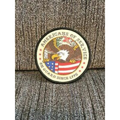 POTM GOVX MAY PATCH MILITARY POLICE AMERICANS OF SERVICE ON GUARD SINCE 1775 USA