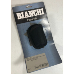BIANCHI 24985 PatrolTek Open Top OC/Mace Pouch, BLACK for MKII 2 to 2-1/4" Belt