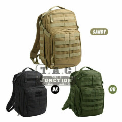 Tactical MOLLE Everyday Military Backpack Outdoor 24L Rucksack bug out bag Pack