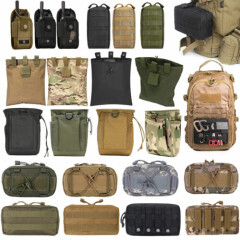 Tactical Molle Pouch Military Magazine Holder Hunting EDC Utility Drop Admin Bag