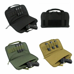 New Tactical Pistol Case Range Bag Case Handgun Bag Pack Magazine Pouch Storage