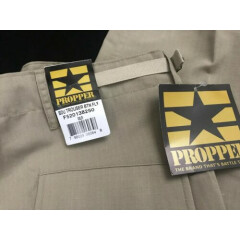 NWT PROPPER Tactical BDU Ripstop Combat Work pants Regular khaki 2XL Pockets