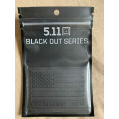 5.11 Tactical USA Flag Patch - Black Out Series