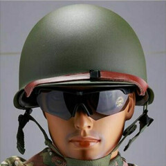 Tactical Steel Helmet Abs Military Army Headwear Equipment With Net
