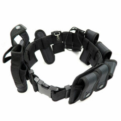 Security Belts Set Outdoor Tactical Military Guard Utility Kit Duty Belt SH