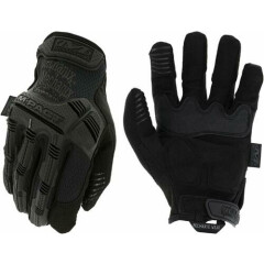 Hunting Gloves Black Tactical Gear Padded Palm High Impact Shooting Glove Large