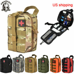 Tactical MOLLE Rip Away EMT IFAK Medical Pouch First Aid Kit Utility Bag US Send
