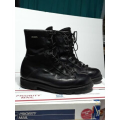 Men's Bates Black Leather Boots Sz 11 Lace-up Durashock Goretex Water Resistant