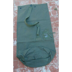 Chinese military heavy duty large top load Canvas duffle bag, NOS, free shipping