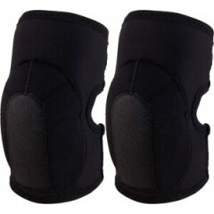 Black Tactical Slip-On Neoprene Elbow Pads Protective Gear