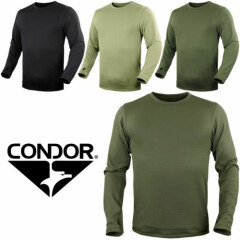 Condor 101228 Tactical Base II Pullover Fleece Lightweight Crew Undershirt Shirt