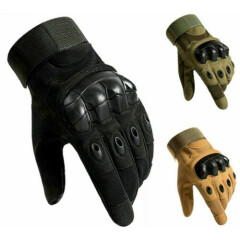 New Full Finger Tactical Gloves Protective Hard Knuckle Work Military Hunting