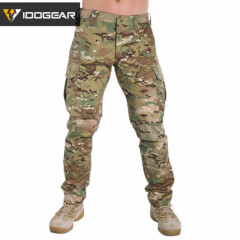 IDOGEAR Field Tactical Pants CP Hunting Trousers Airsoft Combat Camo MultiCam 