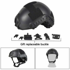 Tactical Fast Helmet Bump MICH Ballistic MH Type NVG Shroud Side Rail YU