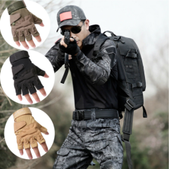 Gloves Anti Slip Tactical Military Shooting Hunting Half Finger Glove Unisex USA
