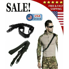 Gun Sling Shoulder Strap Tactical 2 Point Outdoor Rifle Sling With Metal Buckle