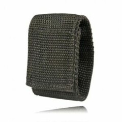Boston Leather Belt Keeper Hook/Loop Closure Ballistic Weave Black 5497-5