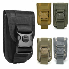 Universal Tactical Cell Phone Belt Bag Pocket Molle Waist Pouch Case EDC Holster