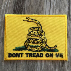 Gadsden Don't Tread On Me Patch, Yellow