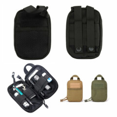 MOLLE Compact Pocket Organizer Pouch Mini Waist Bag Pouch Tactical EDC Pouch US