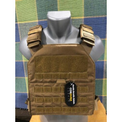 Level IIIA 3A | Body Armor Inserts | Bullet Proof Vest | BAM Rebel Vest -Coyote