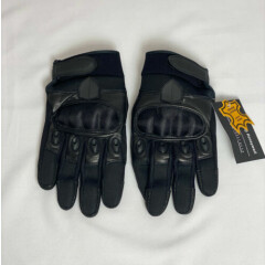 Shield Commander All-Weather Military Tactical Gloves, Medium/Black, 101-BLK-M