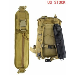 2pcs/set Tactical MOLLE Pouch Shoulder Strap Bag Tools Pouch Backpack Accessory