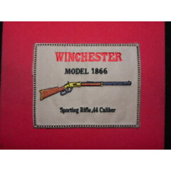 WINCHESTER MODEL 1866 CLOTH PATCH ABOUT 3.5 INCH FREE SHIPPING