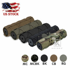 KRYDEX 7inch 18cm Silencer Cover Muffler Head Protector Suppressor Cover Airsoft