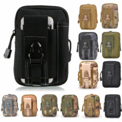 Tactical Army Molle Pouch Belt Military Hiking Camping Pocket Pack Waist Bag