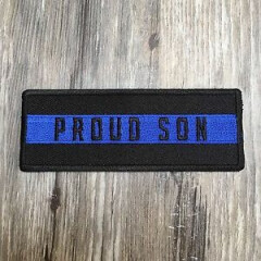 Thin Blue Line Proud Son Patch, Law Enforcement 