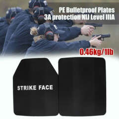 Ultra-Light PE IIIA Bulletproof Plate Safety Gear Armor Stand Alone Panel 10mm