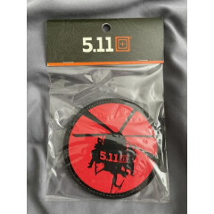 NEW 5.11 Tactical Little Bird Sunrise Helicopter Hook Back Morale Patch 81800