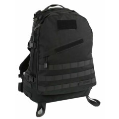 Highland Tactical Stealth Heavy Duty Large Tactical Backpack Black USA Flag