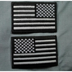 Subdued REFLECTIVE American Flag Patch