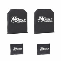 AA Shield Comfort-Pro Bulletproof Soft Body Armor Plate NIJ 3A&HG2 10x12-T1&6x8