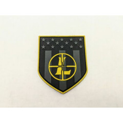 Leupold Optics Shield PVC Patch. American Flag Hook and Loop Moral Patch. New!
