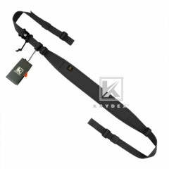 KRYDEX Tactical Sling Strap Modular Slingster Pull Tab 2Point Quick Adjust Black