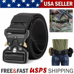 Casual Military Tactical Belt Army Combat Waistband Rescue Rigger Belt Mens Gift