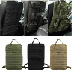 Tactical Molle Vehicle Car Seat Back Organizer Storage Pouch Fits For All Cars