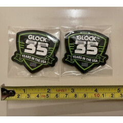 GLOCK 35th Anniversary patch (Hook &Loop) 2 patches for sale