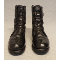 Vintage 1970 HB Military Combat Leather Hiking Hunting Work boots men's 9D "USA"