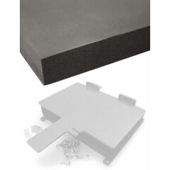 2 Sheets -Kydex - Sheath/Holster Making Foam - Thermoform Pressing - (8x12x1)