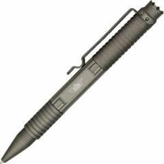 UZI Tactical Pen, Gun metal gray finish, Glass breaker, # UZITP1