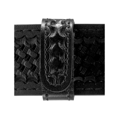Safariland 62-4-4HS Black Basketweave Belt Keeper Hidden Snaps - 4 Pack