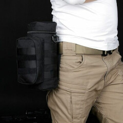 US Tactical MOLLE H2O Water Bottle Pouch Hydration Holder Carrier Camping Hiking