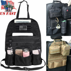 Car Seat Back Gear Organizer Molle Car Seat Back Protector Tactical Quick Gear