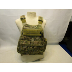 Multi cam body armor with level three plates with soft and hard armor