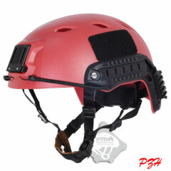 FMA Tactical Airsoft FAST Jump Military Helmet OPS ABS Base Red L/XL