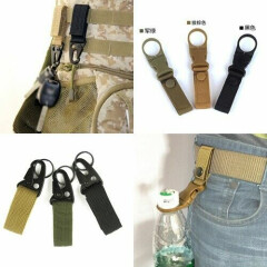Tactical Molle Buckle Hook Hanger Fixed Ring For Molle Webbing Belt Bottle Key